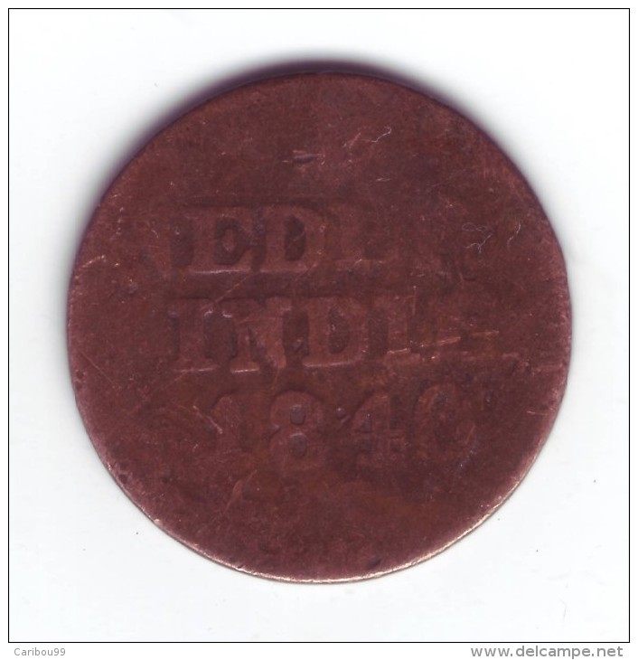 INDES ORIENTALES NÉERLANDAISES / SUMATRA 1 Cent 1840 – Willem I - Nederlands-Indië