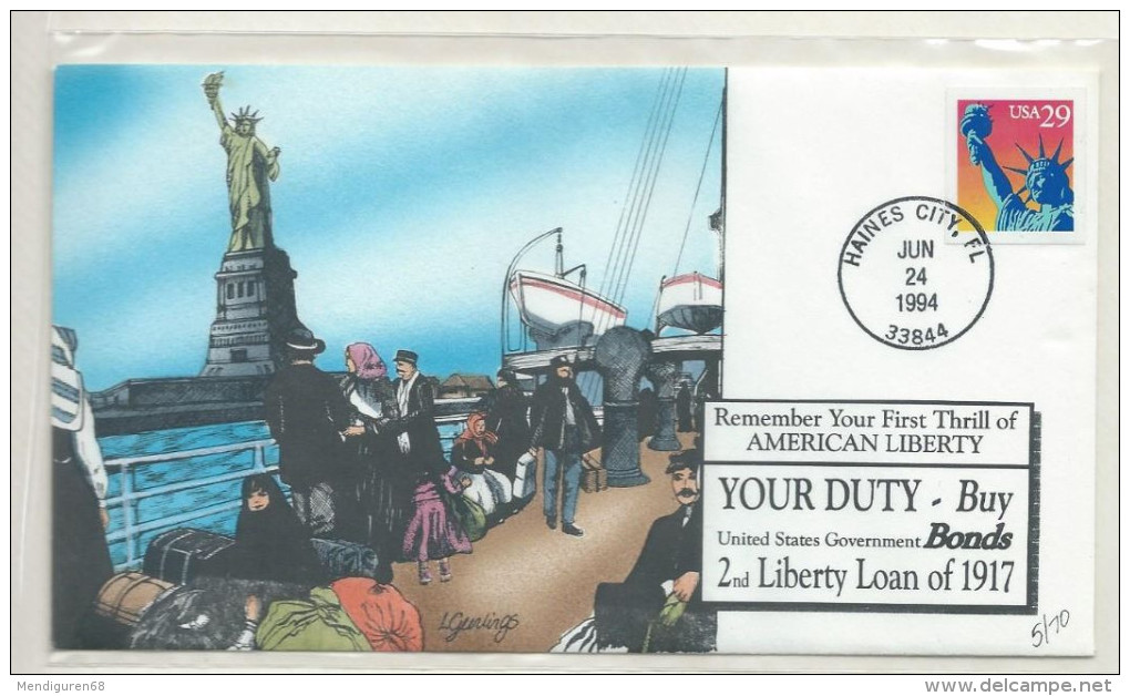 VERINIGTE STAATEN ETATS UNIS USA GEBRAUCHTE BRIEFE USED COVER LIBERTY - 1981-00