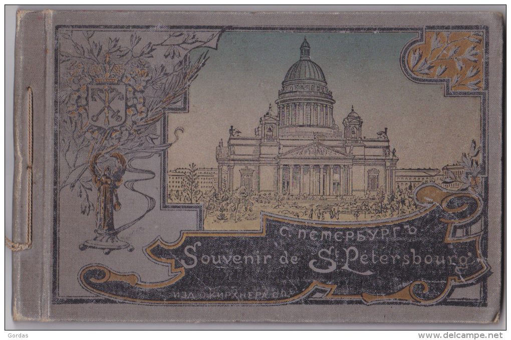 Russia - Souvenir De St. Petersbourg - Sec 19 - Album 25 Views - 190x120mm - Russland