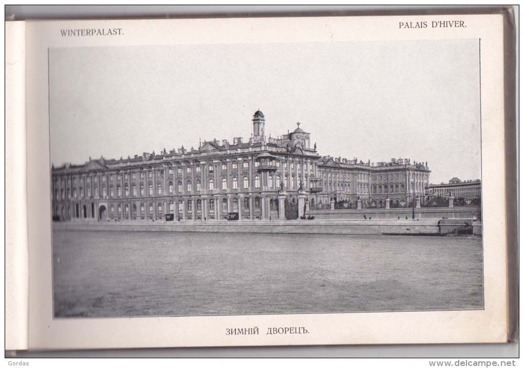 Russia - Souvenir De St. Petersbourg - Sec 19 - Album 25 Views - 190x120mm - Russland