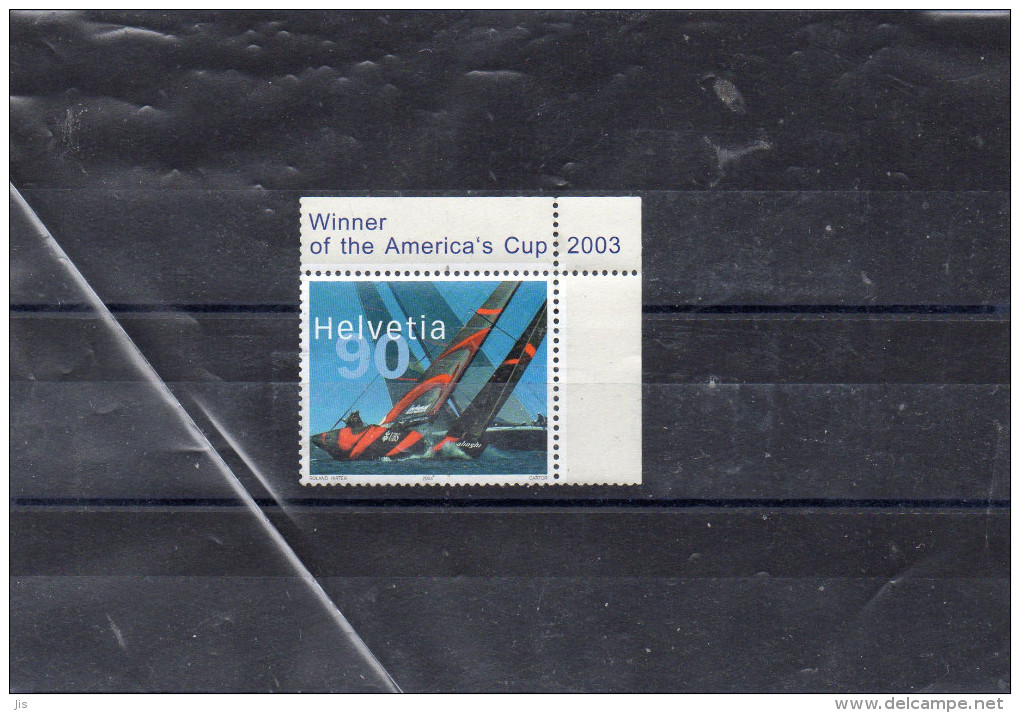 SUISSE 2003  - Timbre América Cup - Unused Stamps