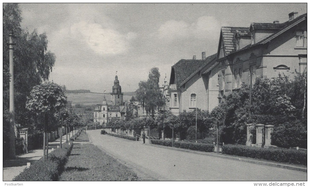 ALTE POSTKARTE SONDERSHAUSEN IN THÜRINGEN POSSENWEG MIT TRINITATISKIRCHE AK Ansichtskarte Cpa Postcard - Sondershausen