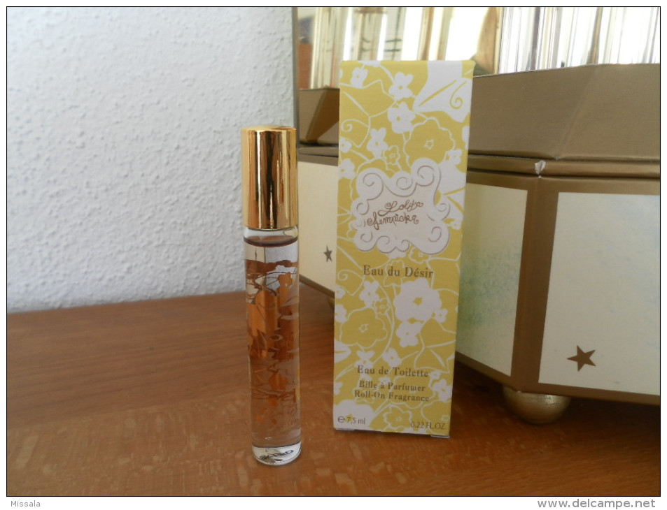 ACHAT IMMEDIAT;;;;; MINI BILLE A PARFUMER EAU DU DESIR  LOLITA LEMPICKA 7,5 ML EAU DE TOILETTE - Miniatures Femmes (avec Boite)