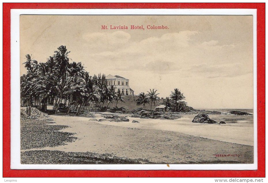 ASIE --  SRI LANKA - ( CEYLAN )  --  Colombo - Mt. Lavinia Hotel - Sri Lanka (Ceylon)