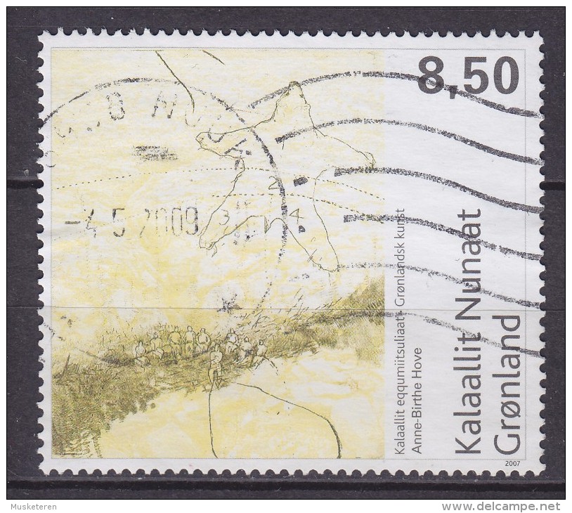 Greenland 2007 Mi. 490   8.50 Kr Moderne Kust Modern Art Gemälde Von Anne-Birthe Hove - Used Stamps