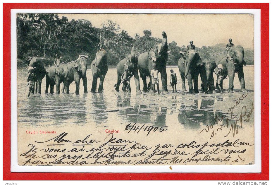 ASIE --  SRI LANKA - ( CEYLAN )  -- Elephant - Sri Lanka (Ceylon)