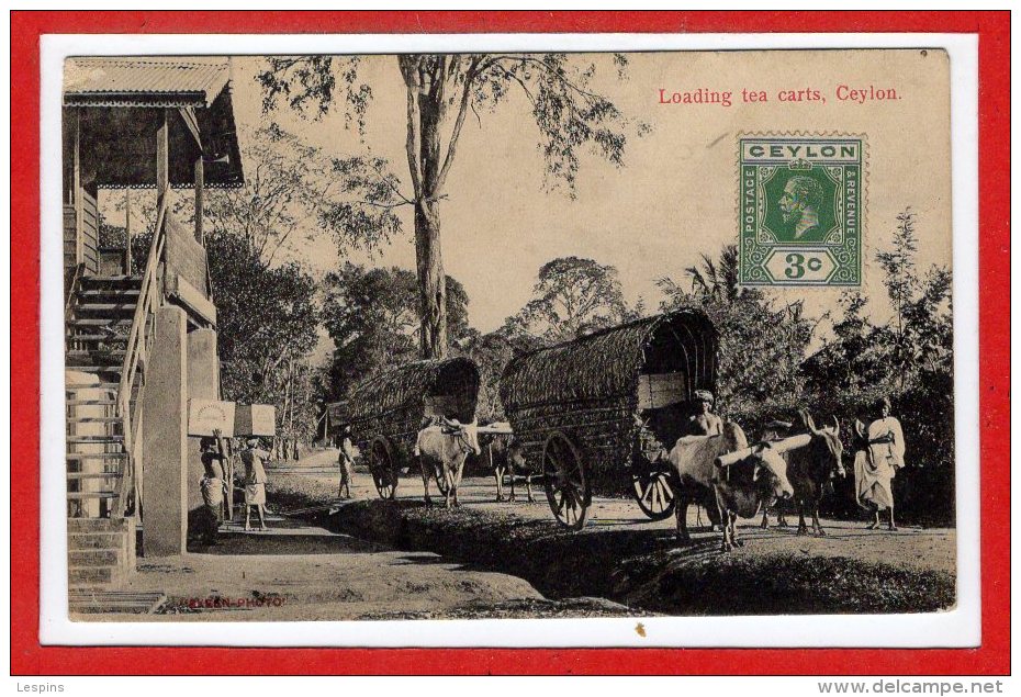 ASIE --  SRI LANKA - ( CEYLAN )  -- Loading Tea Carts - Sri Lanka (Ceylon)