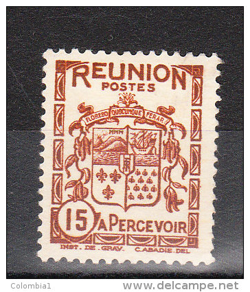 REUNION YT TAXE 18 Neuf - Timbres-taxe