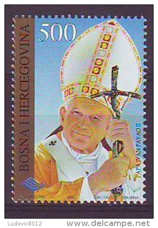Bosnia 1996 Pope John Paul  MNH** Bosnie Pape Jean Paul II - Bosnien-Herzegowina