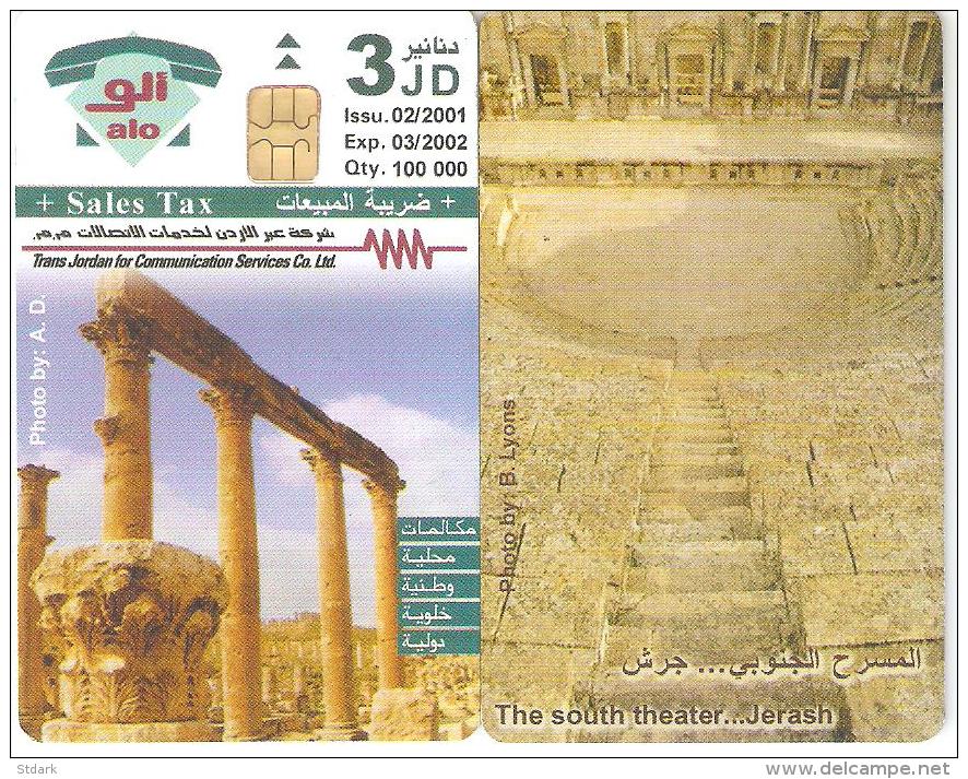 Jordan-The South Theater...Jerash Dummy Card(no Code) - Giordania