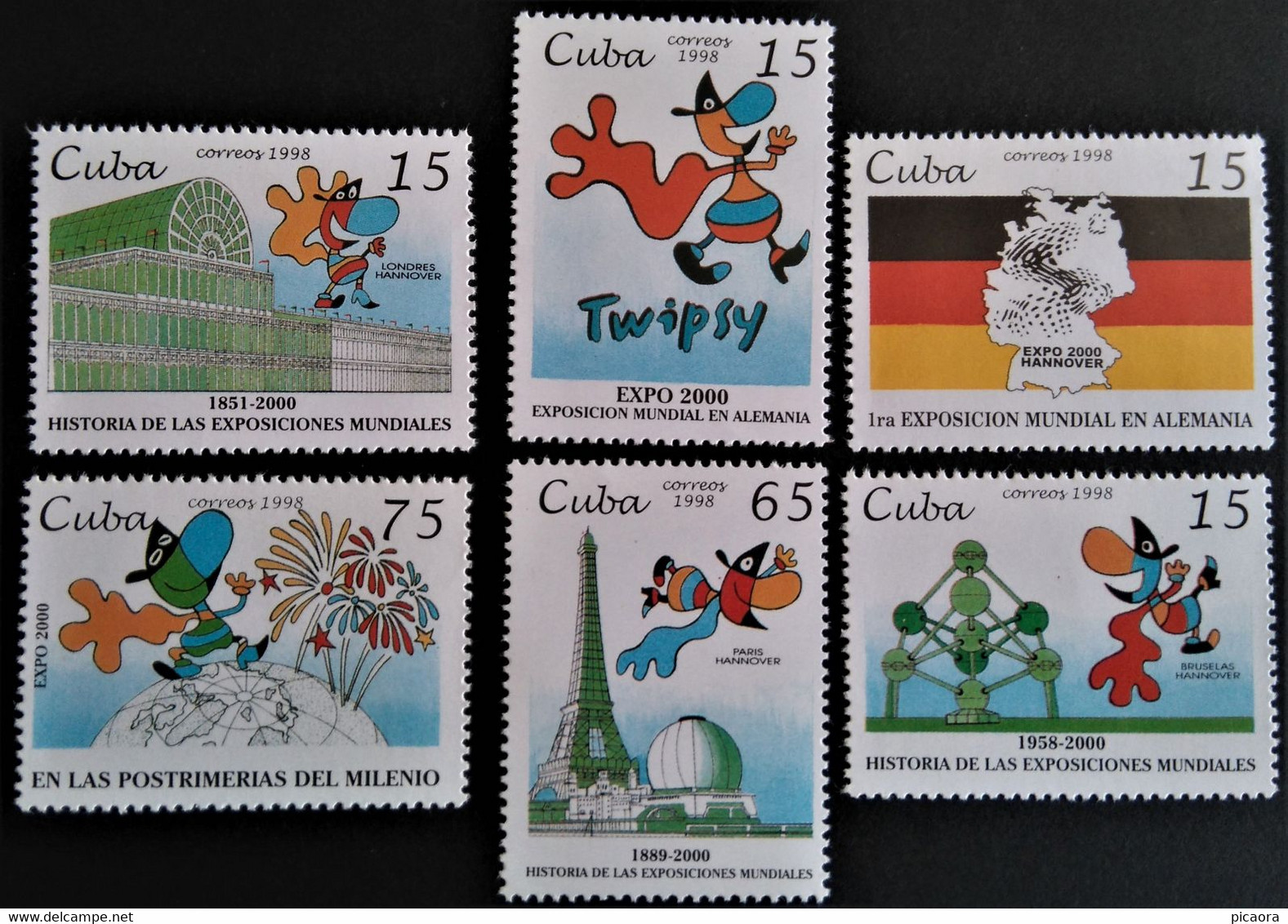 Cuba Expo Hannover 2000   4135/40  MNH  NEW** - 2000 – Hanover (Germany)