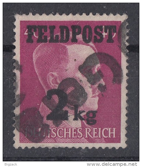 DR Feldpostmarke Minr.3 Mit Paketstempel Gera - Usati