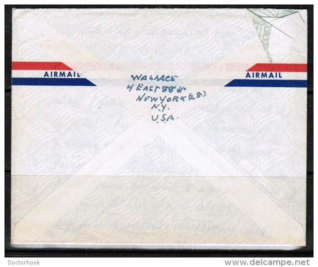 IRELAND  Scott # C 6 On OFFICIAL "US LINES" LETTER To N.Y. (1956/28/Sept) - Covers & Documents