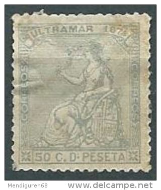 ESPAGNE SPANIEN SPAIN ESPAÑA 1872 50 CÉNTIMOS ALEGORÍA I REPÚBLICA ED 137, MI 131, SG 213, SC 197, YV 136 - Used Stamps