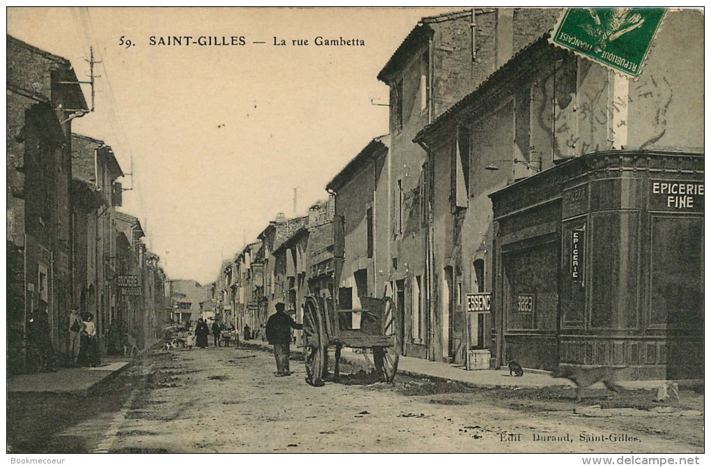 30  SAINT GILLES  LA RUE GAMBETTA   59 - Saint-Gilles