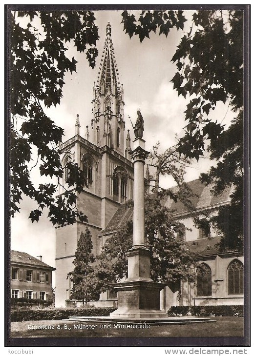 Deutschland, Konstanz, Münster Und Mariensäule - Monumenti