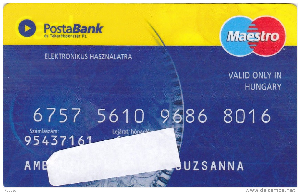 Hungaryan Bank Cards - Geldkarten (Ablauf Min. 10 Jahre)