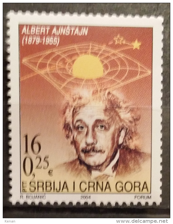 Yugoslavia/ Serbia And Montenegro/, 2004, MI: 3193 (MNH) - Albert Einstein