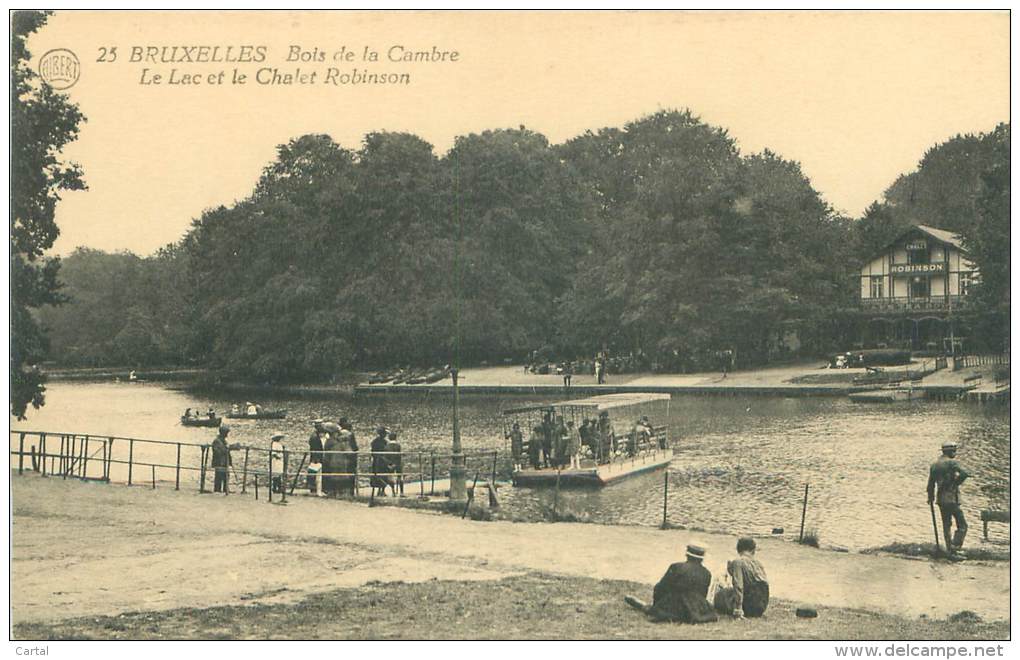 BRUXELLES - Bois De La Cambre - Le Lac Et Le Chalet Robinson - Bossen, Parken, Tuinen