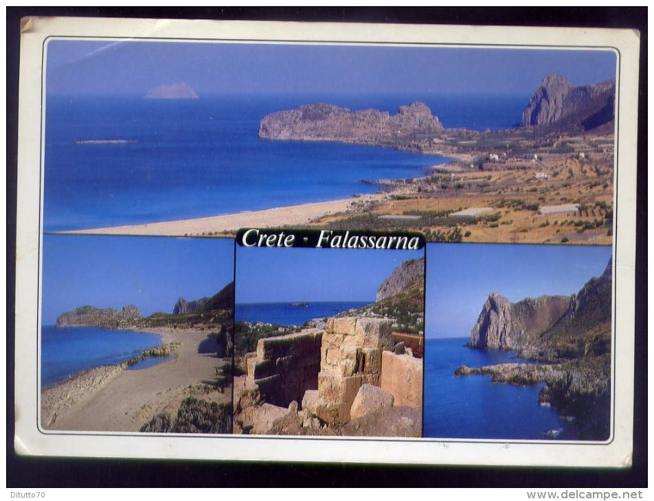 Crete - Falassarna - Formato Grande Viaggiata - Greece