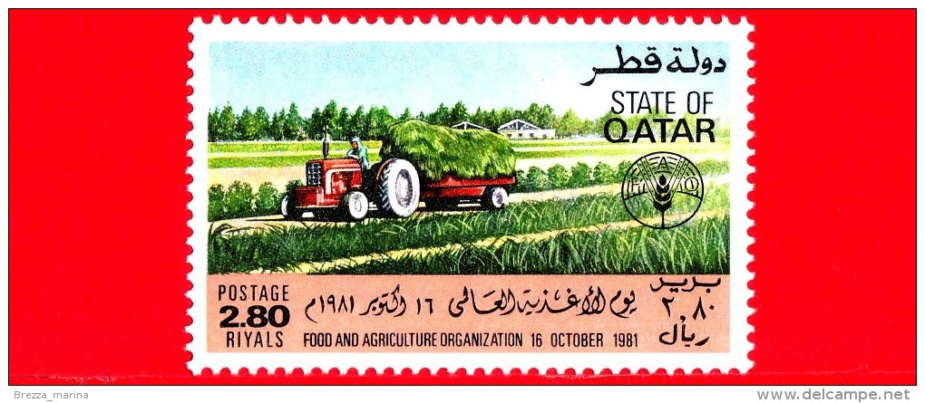 Nuovo - QUATAR - 1981 - Giornata Mondiale Dell´alimentazione - FAO - World Food Day - Agricoltura - 2.80 - Qatar