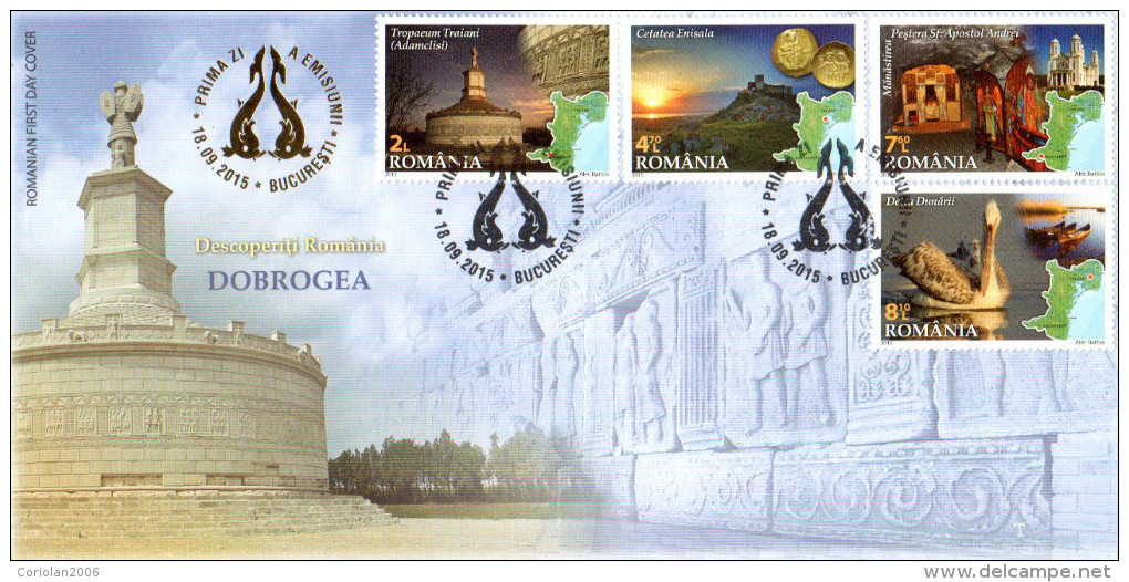 Romania 2015 / Dobrogea /  FDC From  Philatelic Album (Gold Folio) - Other & Unclassified