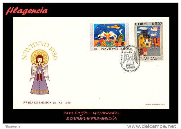 AMERICA. CHILE SPD-FDC. 1980 NAVIDADES - Chile