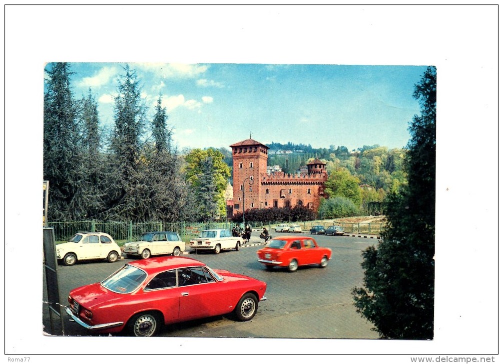 Fb266 - TORINO , Parco E Castello " Valentino " . Automobili . Difetti - Castello Del Valentino