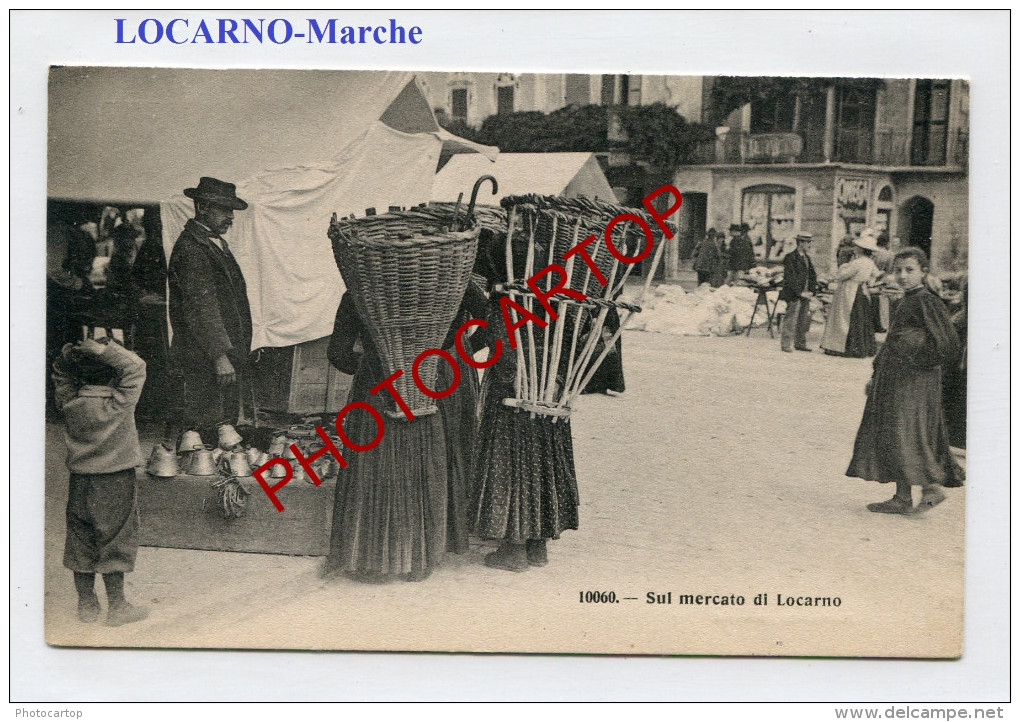 LOCARNO-Sul Mercato-Marche-Animation-Commerce-Type-Folklore-Metier-Suisse - Locarno