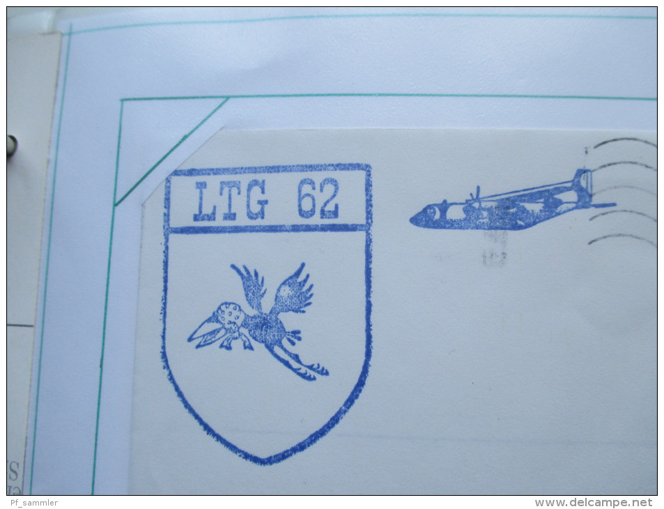 Slg. Luftwaffe / Zeppelin und Raumfahrt 1960 - 80er Jahre! Viele Belege / Sonderstempel und auch Blocks! Interessant!!