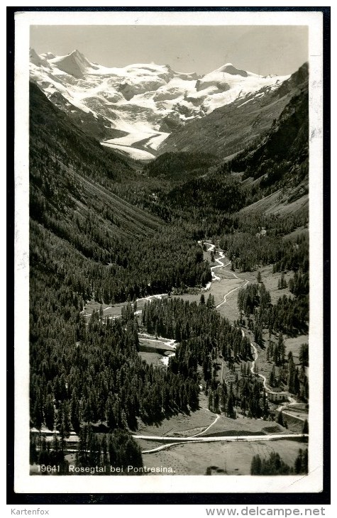 Rosegtal Bei Pontresina,Oberengadin, Majola, 1930, Wehrliverlag - Pontresina