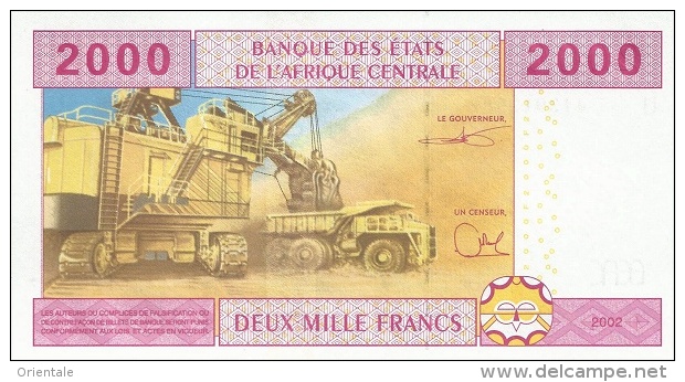 CENTRAL AFRICAN STATES P. 208U 2000 F 2002 UNC - Cameroon