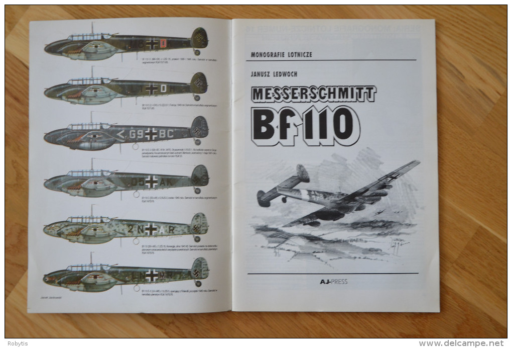 Poland Aviation Magazine Messerschmitt BF 110  1994 - Autres & Non Classés