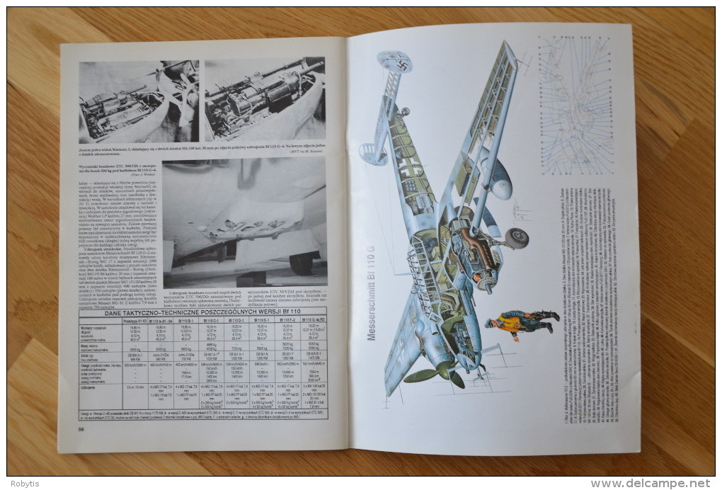 Poland Aviation Magazine Messerschmitt BF 110  1994