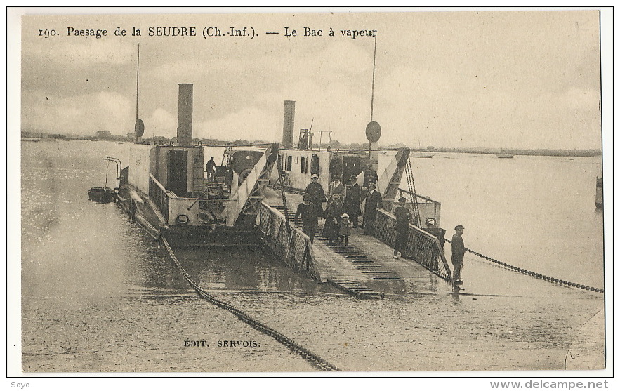 Ferry Bac à Vapeur Passage De La Seurdre Charente Maritime - Ferries