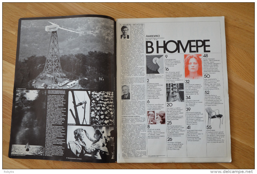 USA - Soviet Union Russia Magazine America   1980 Nr.282 - Slavische Talen