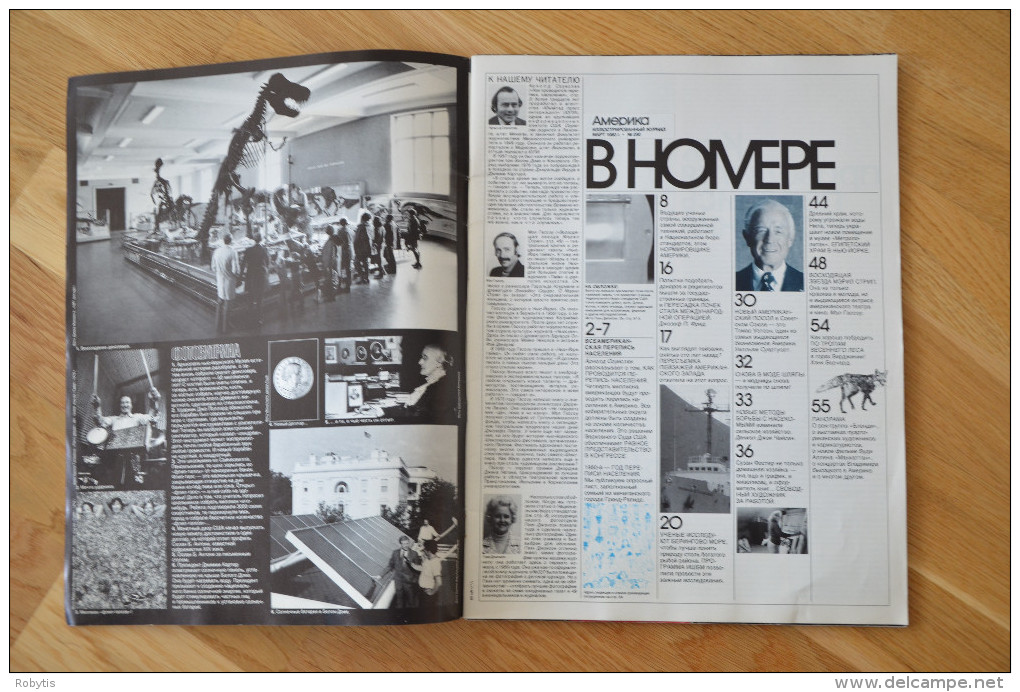USA - Soviet Union Russia Magazine America   1980 Nr.280 - Slawische Sprachen