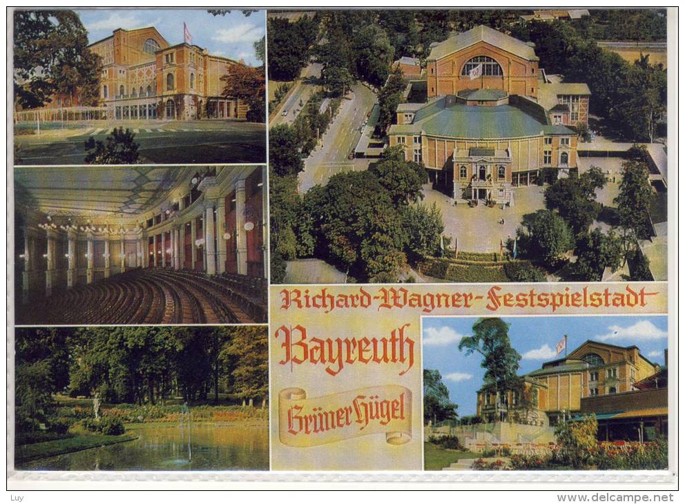 BAYREUTH, Richard-Wagner Festspielstadt,  Mehrbildkarte - Bayreuth