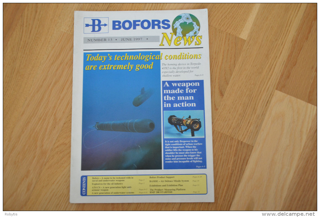 Sweden Bofors News 1997 Nr.13 - Military/ War