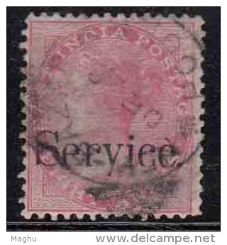 8a Service, British East India Used, 1867 Issue, Eight Annas - 1854 East India Company Administration