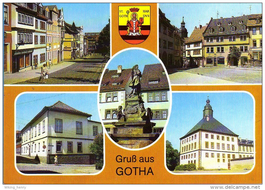 Gotha - Mehrbildkarte 12 - Gotha