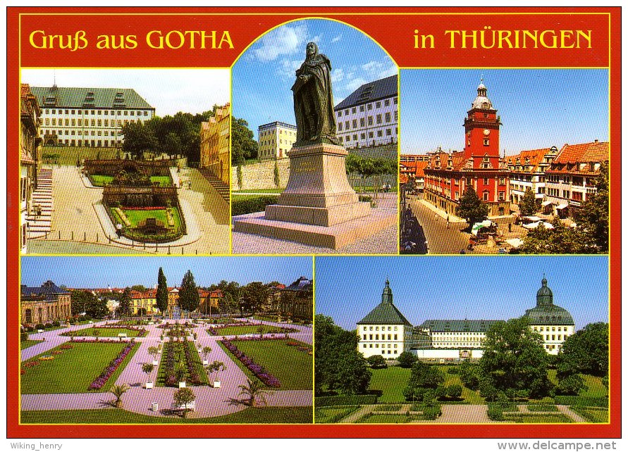 Gotha - Mehrbildkarte 13 - Gotha