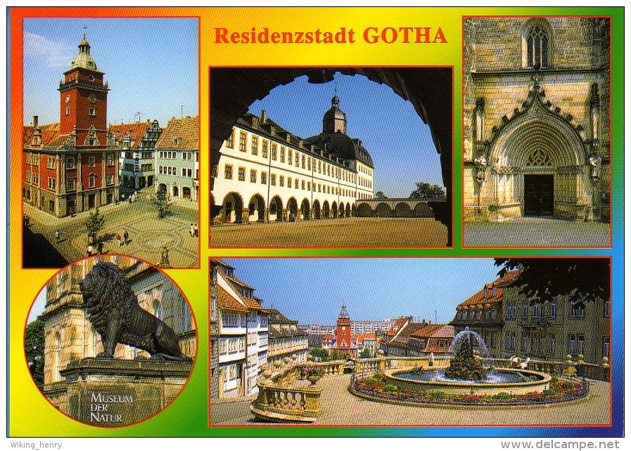 Gotha - Mehrbildkarte 14 - Gotha