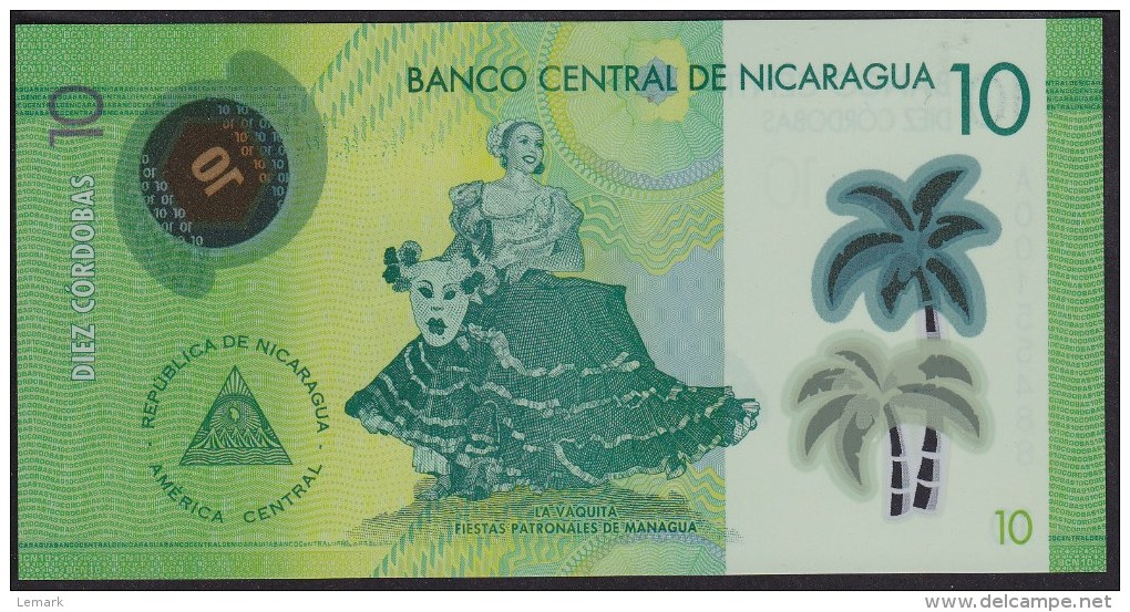 Nicaragua 10 Cordobas 2015 Pnew UNC - Nicaragua