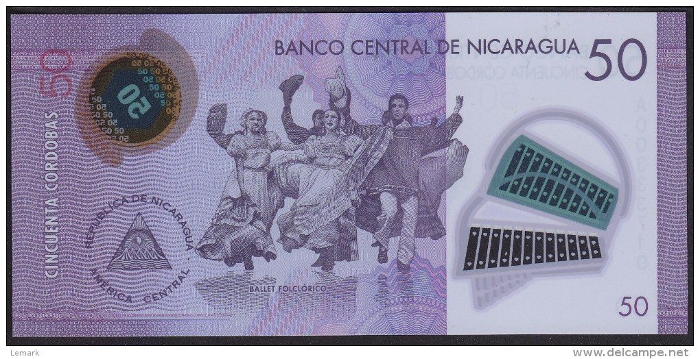 Nicaragua 50 Cordobas 2015 Pnew UNC - Nicaragua