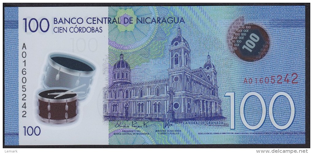 Nicaragua 100 Cordobas 2015 Pnew UNC - Nicaragua