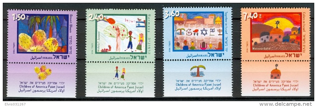 Israel - 2006, Michel/Philex No. : 1855-1858 - MNH - *** - - Ungebraucht (mit Tabs)