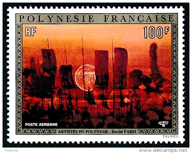 POLYNESIE 1974 - Yv. PA 88 **   Cote= 77,00 EUR - Tableau De D. Farsi ..Réf.POL23085 - Unused Stamps