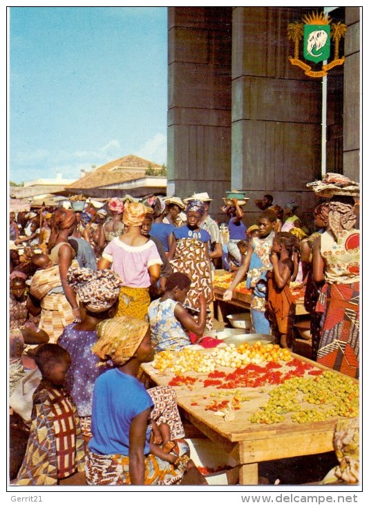 VÖLKERKUNDE / ETHNIC - Cote D´Ivore, Abidjan, Marche De Treicheville - Elfenbeinküste