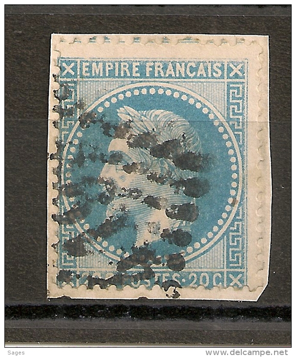 121 A2, 4° état, 20C NAPOLEON LAURE, Planché ! - 1863-1870 Napoléon III Lauré